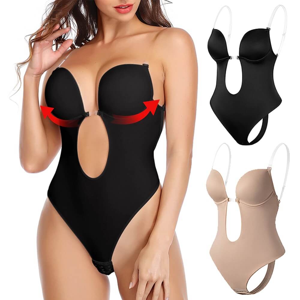 Deep V backless body shaper – onzichtbare corrigerende bh met open rug