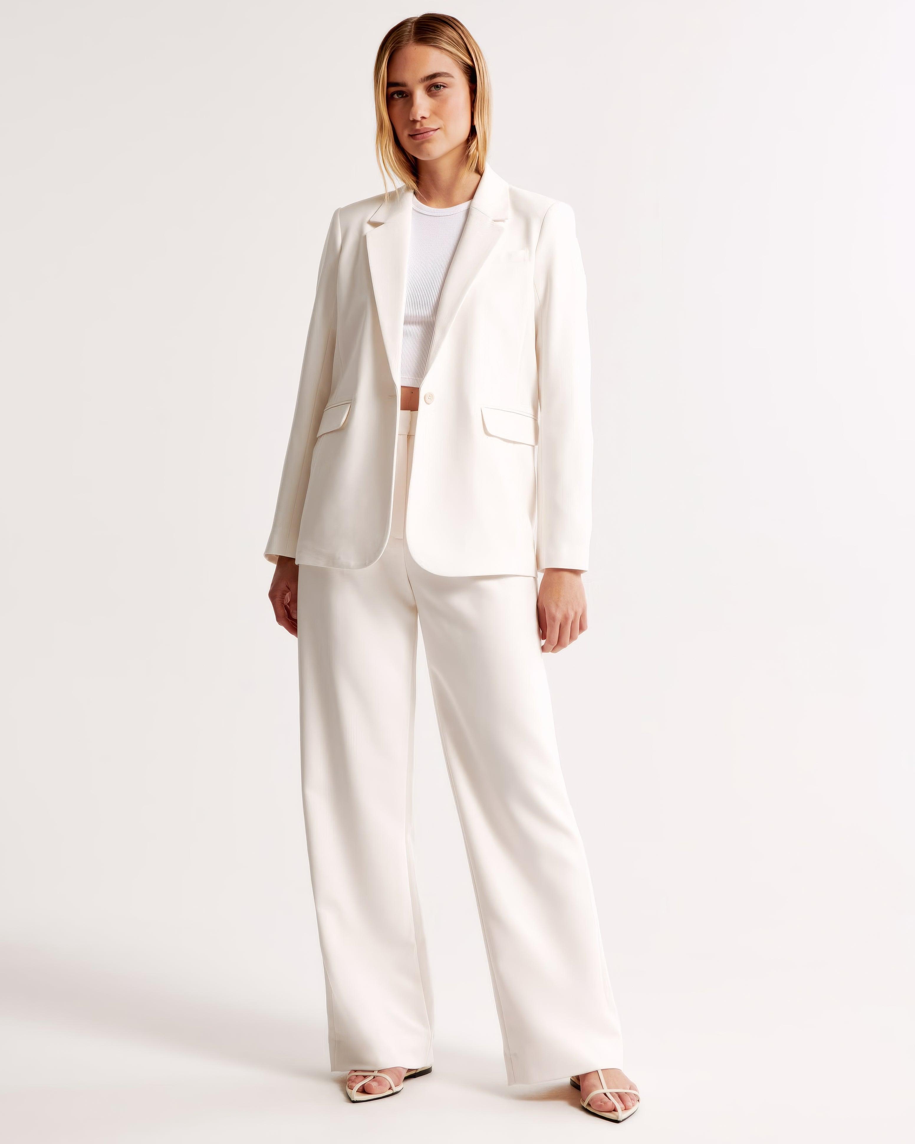 Hoge taille pantalon dames – geplooide pantalon met elegante tapered fit