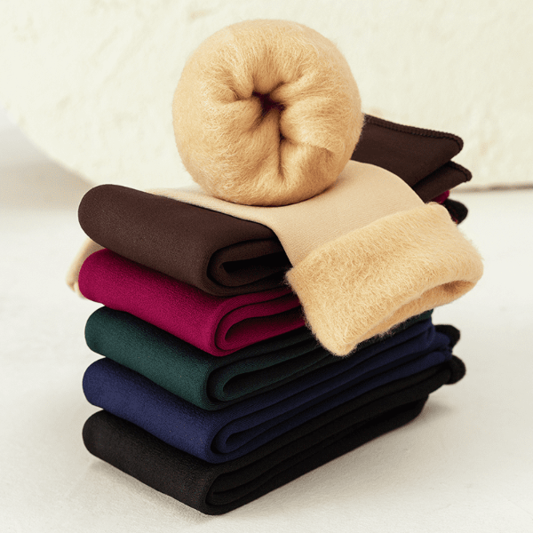 Thermosokken dames – fleece gevoerde warme sokken voor wintercomfort