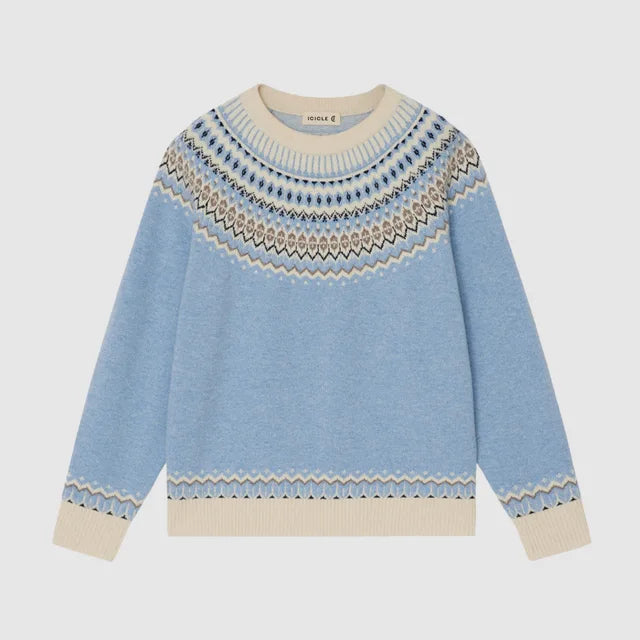 Vintage Inspo Noorse Trui – Klassieke Scandinavische Gebreide Damestrui