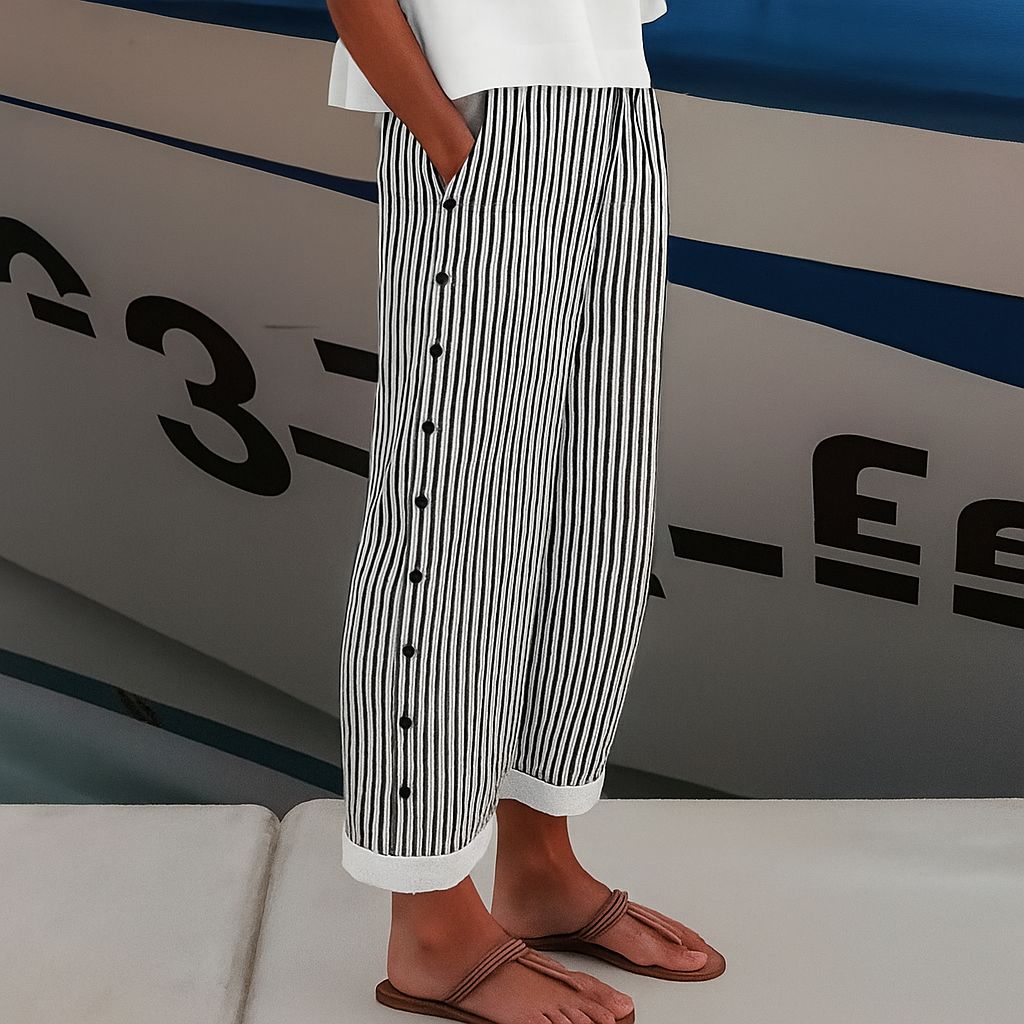 Camille Linnen Pantalon – Luchtige & Comfortabele Zomerbroek