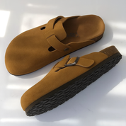 Premium Leren Unisex Sandalen – Comfortabele Zomerslippers