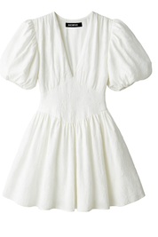 Fay | Tijdloze Witte Zomerjurk met Verfijnde Details