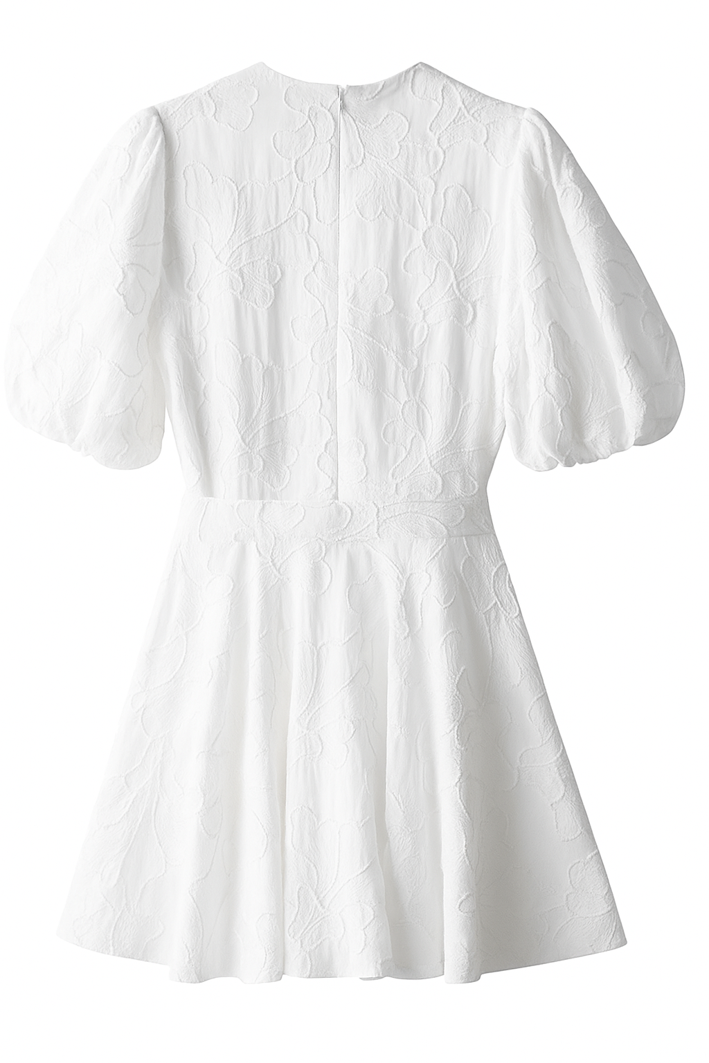 Fay | Tijdloze Witte Zomerjurk met Verfijnde Details