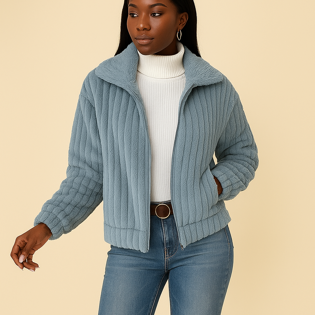 Aurora Lange Fleece Damesvest – Warm & Stijlvol Wintermust-have