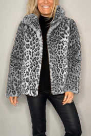 Graciela luipaardjack dames | Trendy winterjas met luipaardprint | Stijlvol statement jack