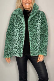 Graciela luipaardjack dames | Trendy winterjas met luipaardprint | Stijlvol statement jack