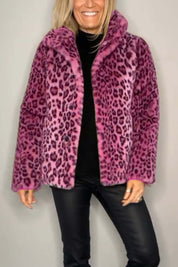 Graciela luipaardjack dames | Trendy winterjas met luipaardprint | Stijlvol statement jack