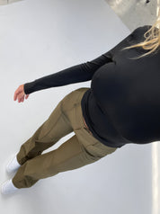 Beau dames pantalon – high-waist broek met rechte pijpen en elegante pasvorm