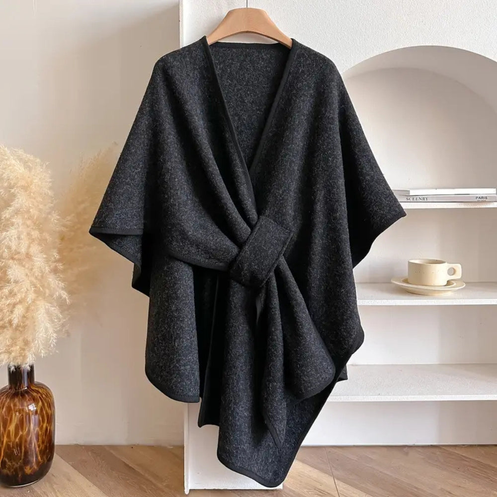 Celeste Dames Omslagdoek – Elegante Winddichte Wrap van Zachte Microvezelmix