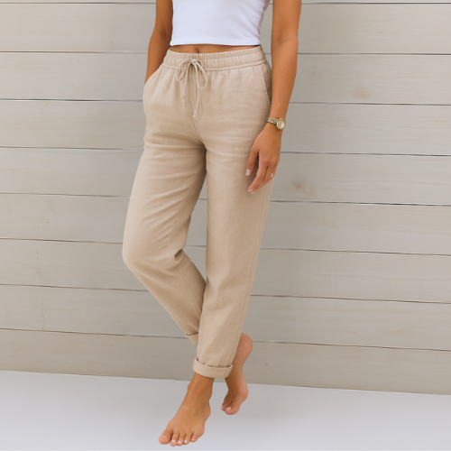 Linnen Stretch Pantalon – Luchtige & Stijlvolle Zomerbroek
