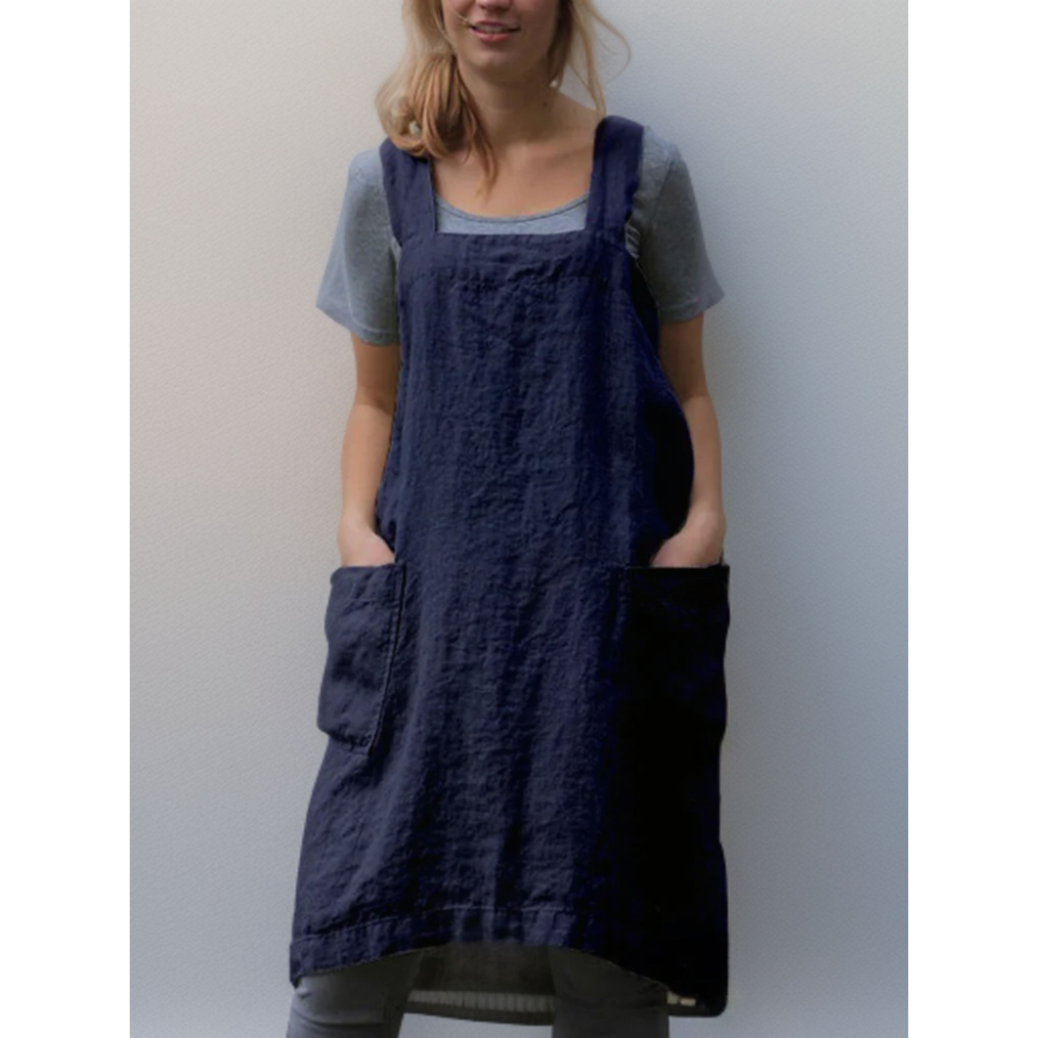 Dames Schortjurk met Zakken | Comfortabele en Functionele