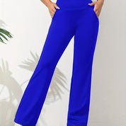 Lara Yogabroek Dames – Comfortabele & Elastische Broek met Flared Pasvorm