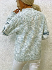 MALIE dames trui – warme Scandinavische wintertrui met stijlvol patroon