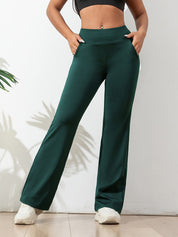 Lara Comfortabele Yogabroek – Elastische Dames Flared Broek voor Yoga & Casual