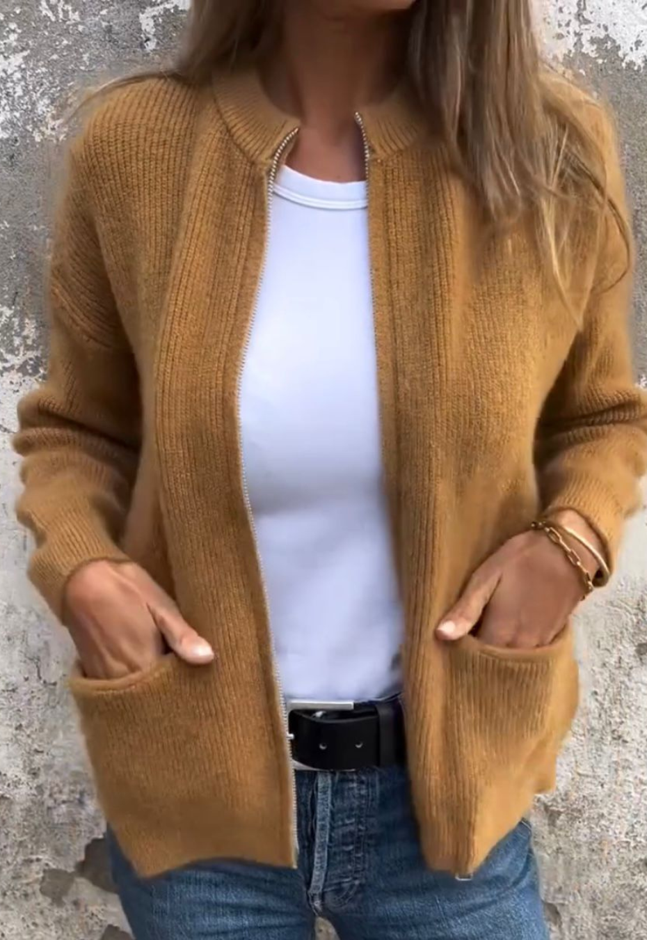 Linda Stijlvol Vest – Zacht, Warm en Makkelijk te Combineren