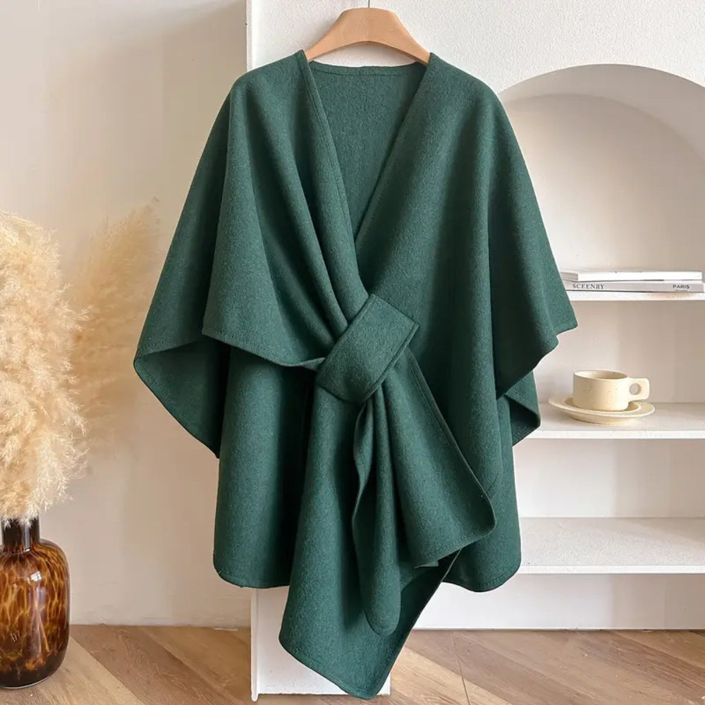 Celeste Dames Omslagdoek – Elegante Winddichte Wrap van Zachte Microvezelmix