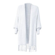 Luna dames cardigan – open voorkant met lange mouwen & zachte textuur