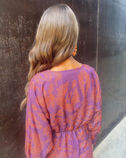 Boho maxi wrap jurk dames – casual chique overslagjurk met lange lengte