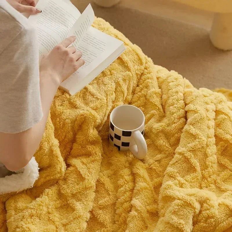 Dikke Lamswollen Winterdeken – Luxe Fleece Deken voor Ultieme Warmte en Comfort | WarmWool