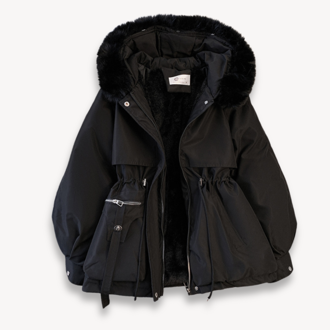 Loravelle dames winterparka – warme jas met capuchon en verstelbare pasvorm