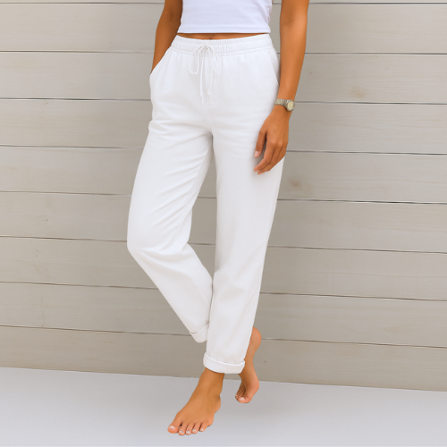 Linnen Stretch Pantalon – Luchtige & Stijlvolle Zomerbroek