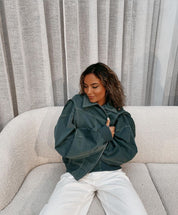 Vivien leren jas dames | Oversized leren damesjas | Trendy zacht leer in modieuze kleuren