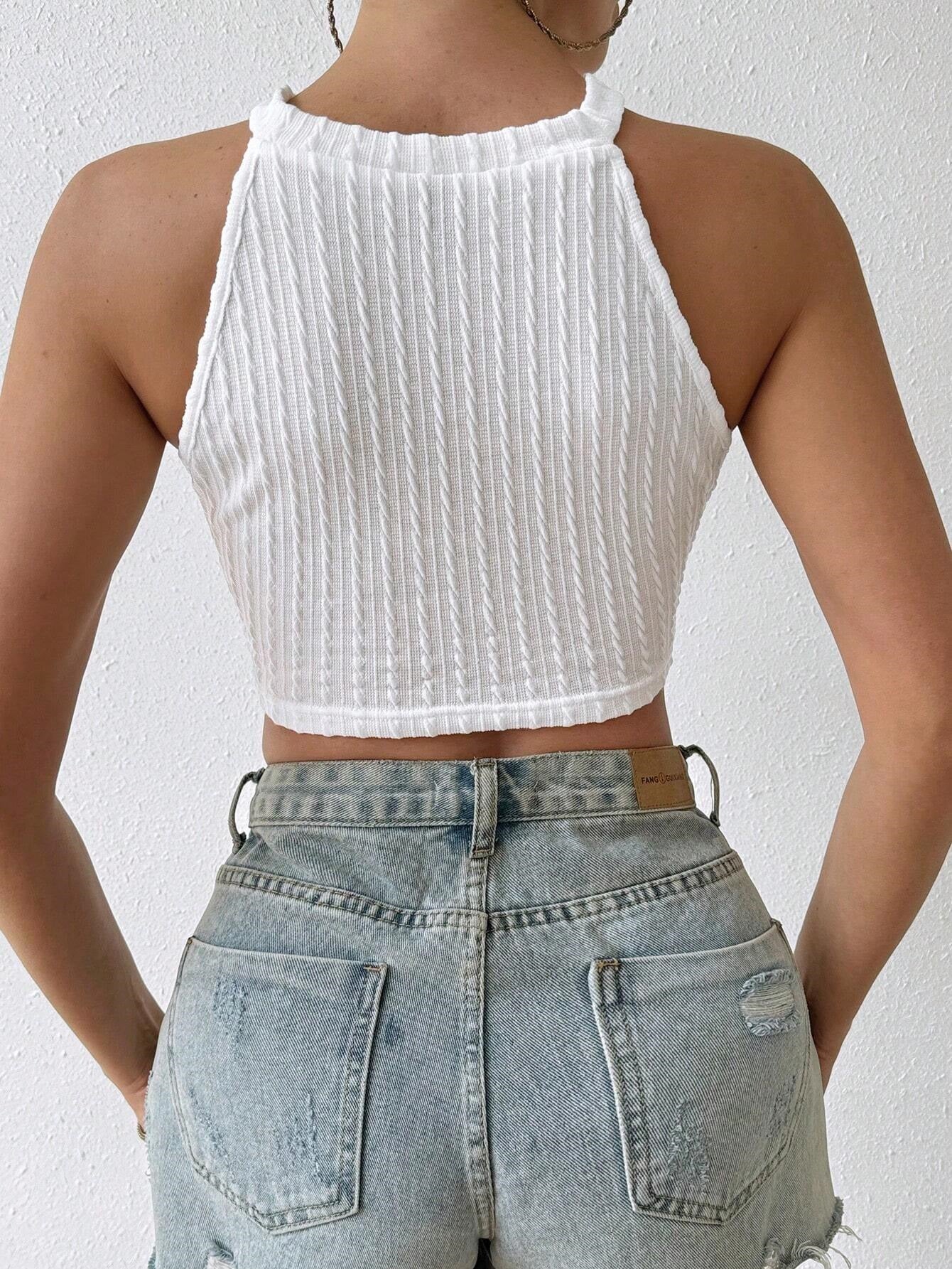Perla strap top dames – elegante top met fijne bandjes
