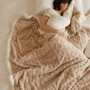 Dikke Lamswollen Winterdeken – Luxe Fleece Deken voor Ultieme Warmte en Comfort | WarmWool