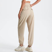Sportieve dames joggingbroek hoge taille – comfortabel met zakken