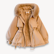 Loravelle dames winterparka – warme jas met capuchon en verstelbare pasvorm