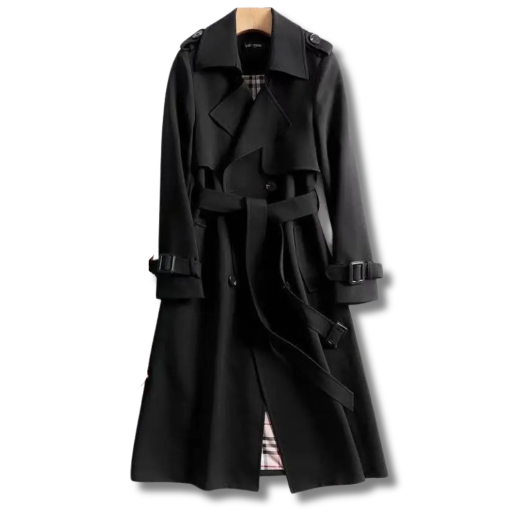 Jualita | Klassieke Trenchcoat voor Dames | Tijdloze Elegantie & Verfijnde Stijl