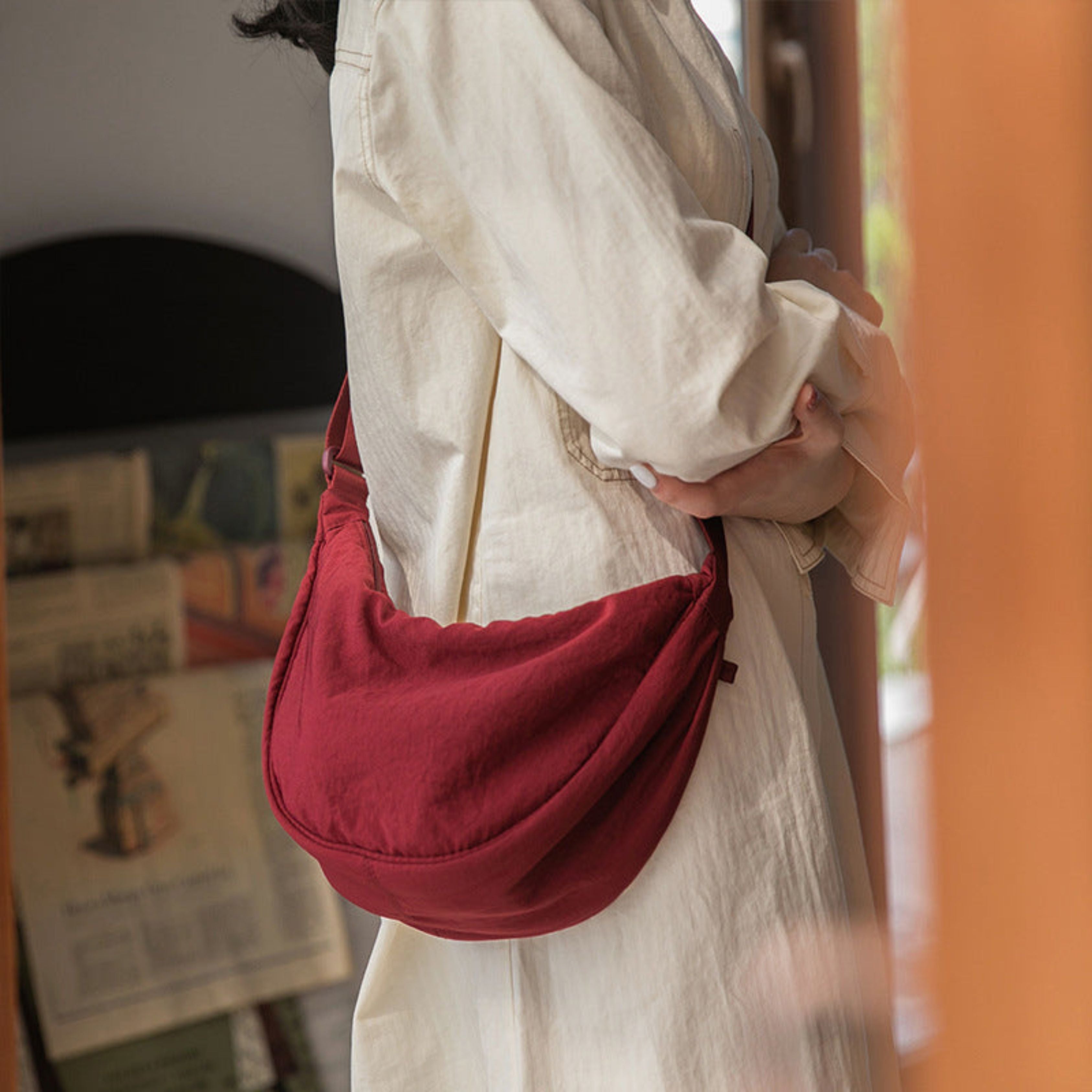 Anneke Dames Crossbody Tas – Verstelbare Band & Minimalistisch Design