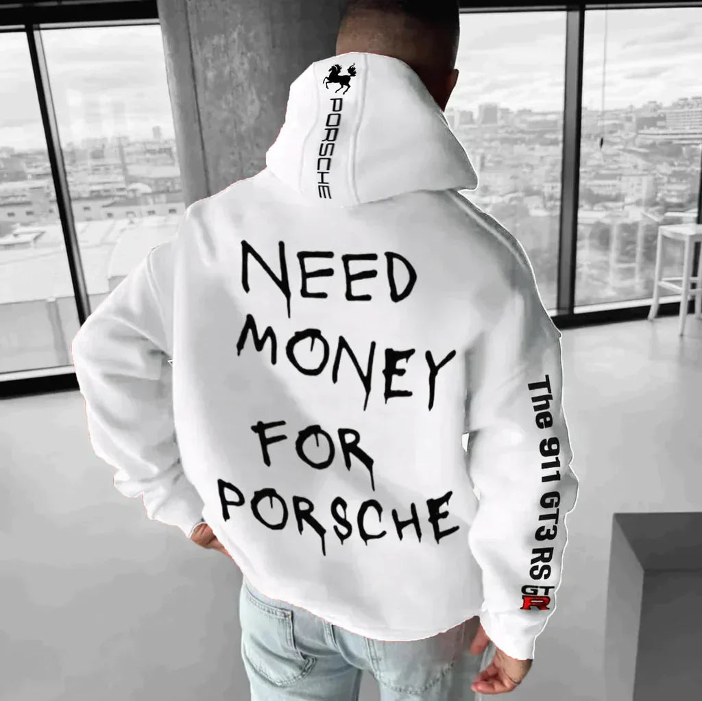Sophia Oversized Hoodie Dames – Racing Hoodie met Unieke Mouwdetails