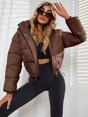 Amara geplooid slim-fit jas dames – stijlvol & flatterend ontwerp