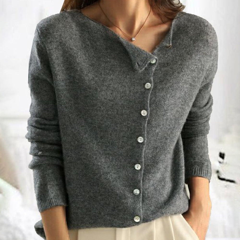 Mara dames trui – stijlvolle gebreide trui met warme stof en elegante pasvorm voor herfst & winter