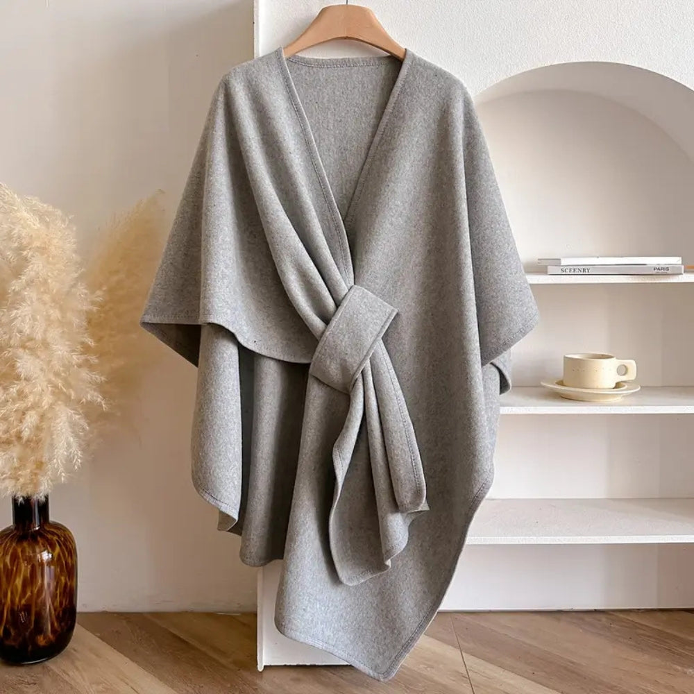 Celeste Dames Omslagdoek – Elegante Winddichte Wrap van Zachte Microvezelmix