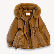 Loravelle dames winterparka – warme jas met capuchon en verstelbare pasvorm