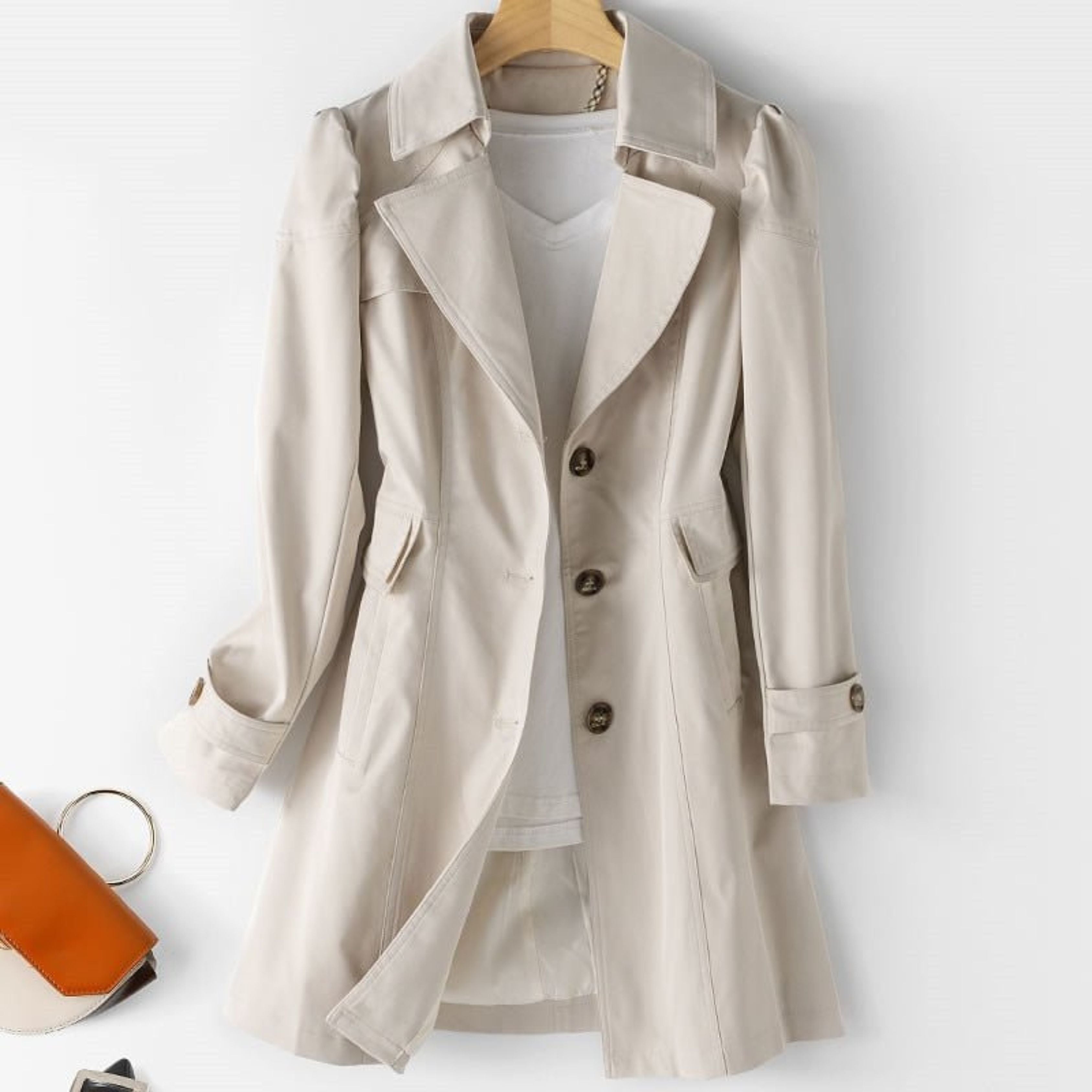 Dames Waterdichte Trenchcoat | Klassiek, Elegant & Weerbestendig