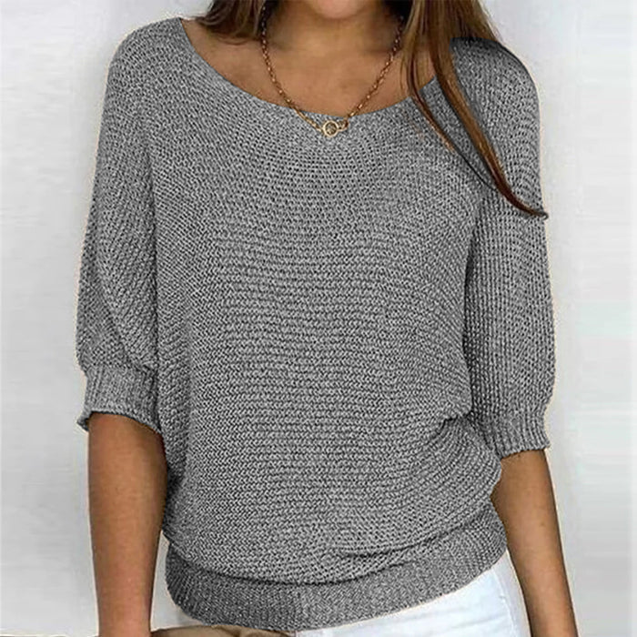 Eline Comfortabele Damestrui – Zachte Trui met Luxe Stof en Casual Pasvorm
