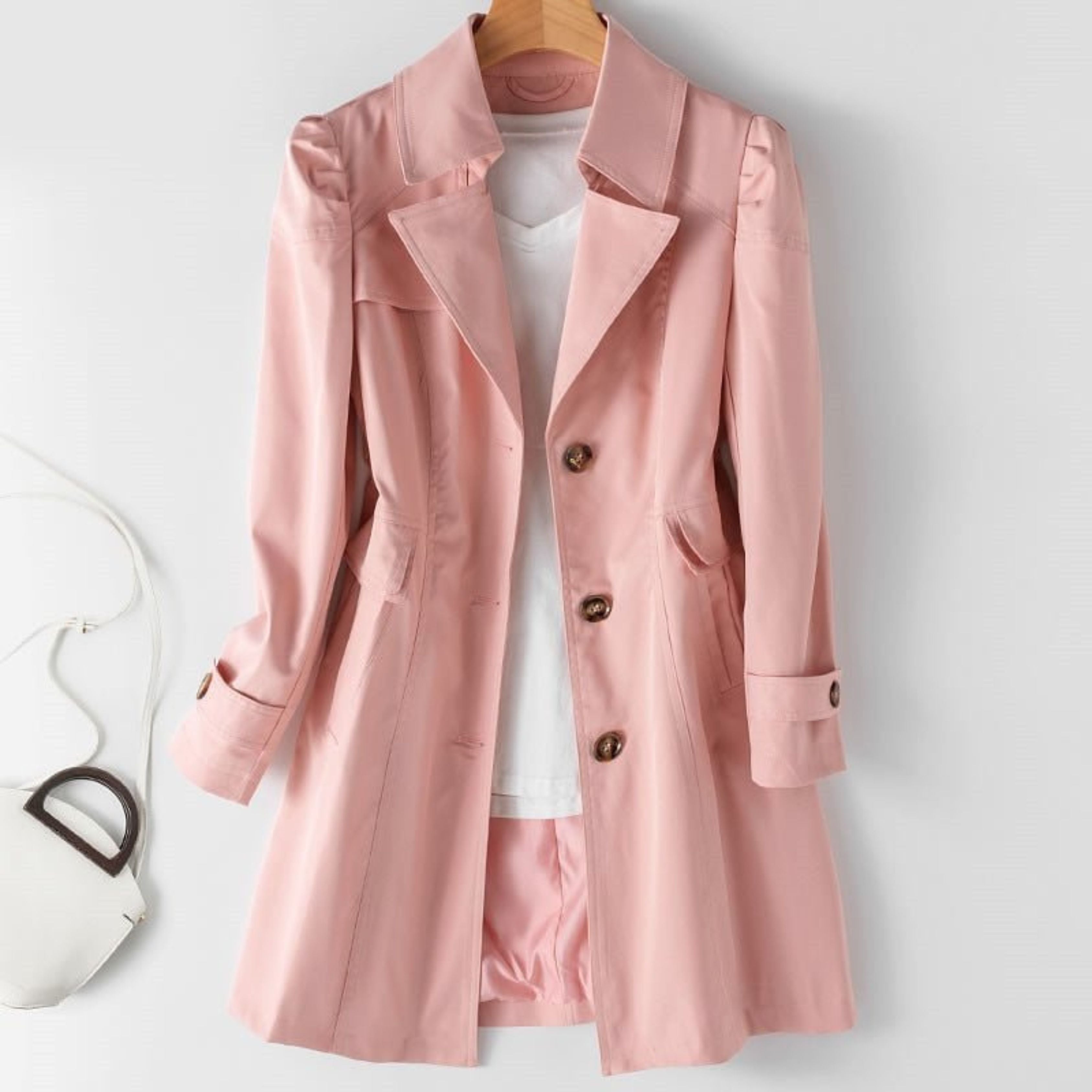 Dames Waterdichte Trenchcoat | Klassiek, Elegant & Weerbestendig