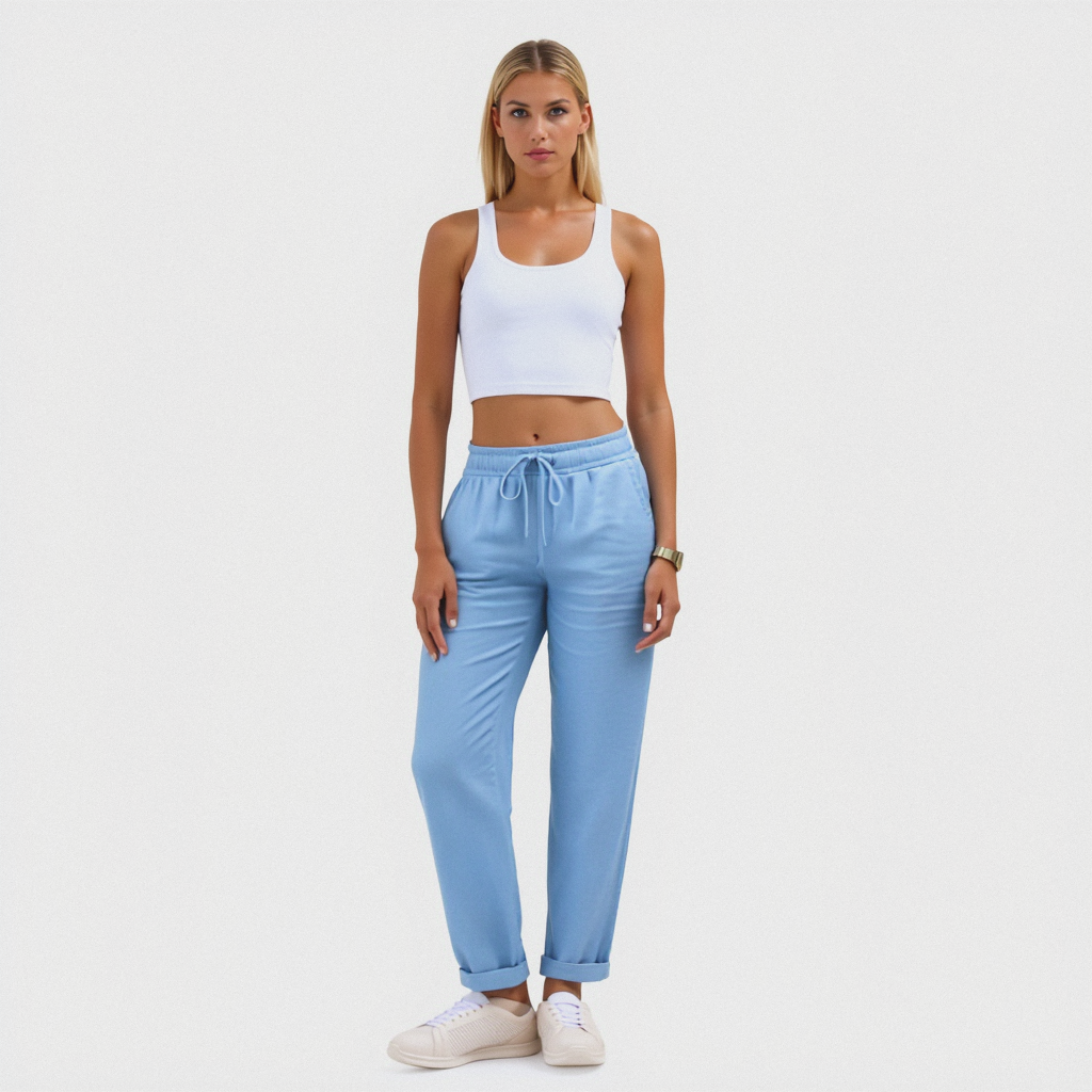 Linnen Stretch Pantalon – Luchtige & Stijlvolle Zomerbroek