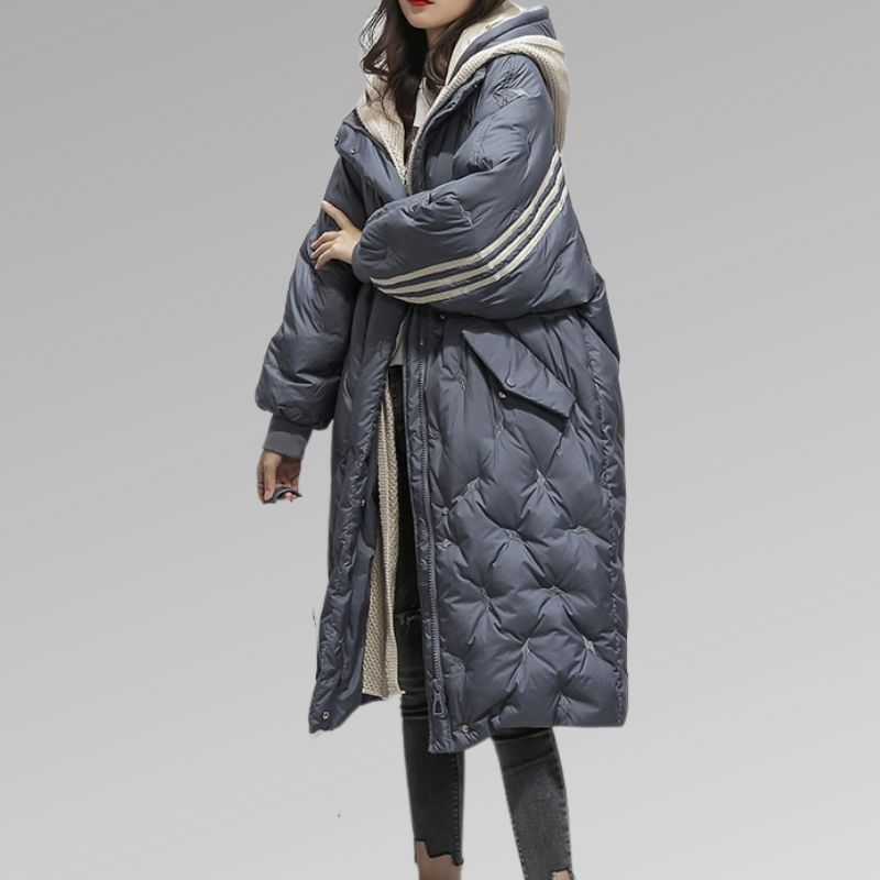 Lang Gevoerd Jack Dames – Stijlvolle Longline Jas met Elegante Pasvorm & Comfort