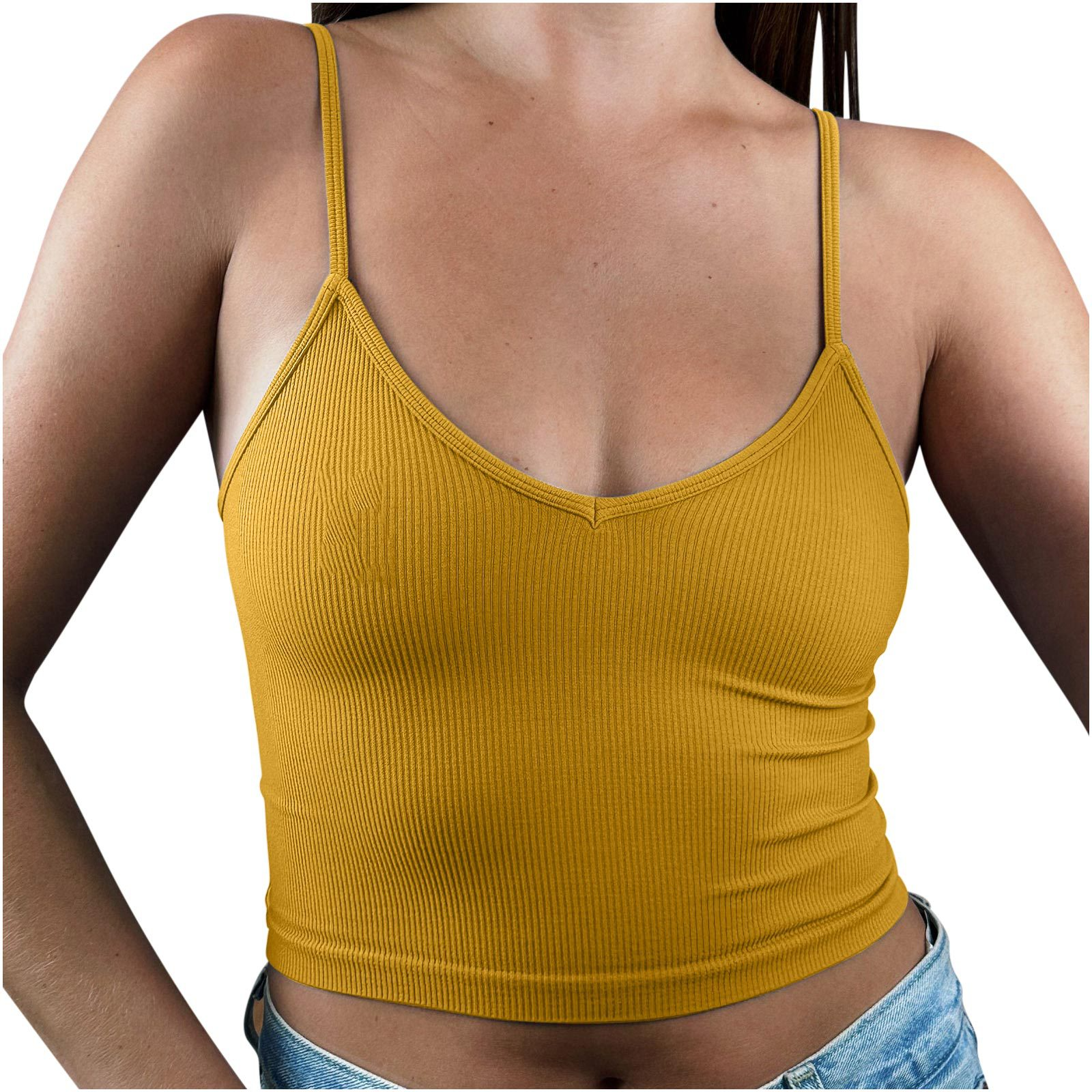 Omira korte top dames met bandjes – elegante cropped top voor dag & avond