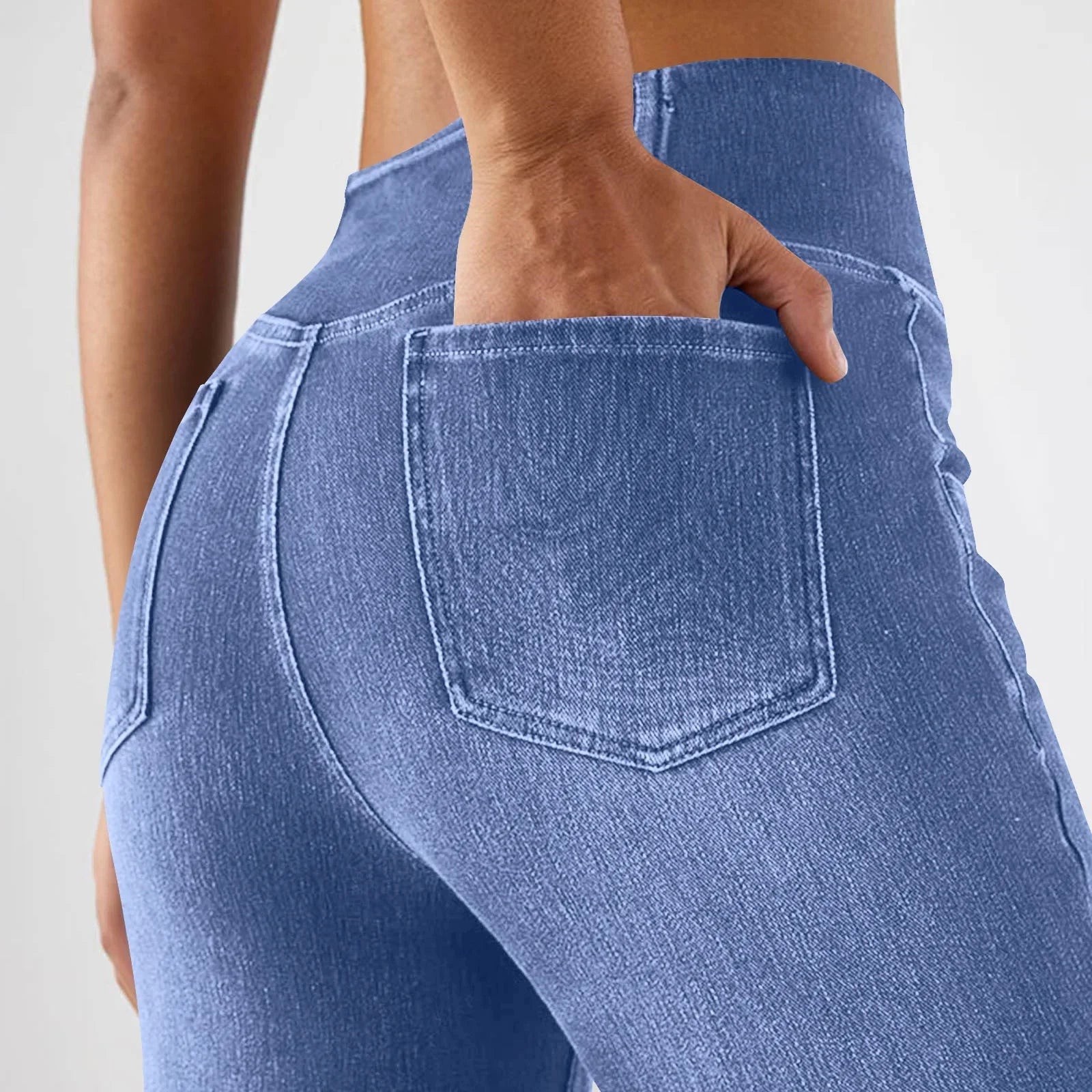 Flared Broek Dames – Hoge Taille Broek met Stretch & Comfortabele Pasvorm