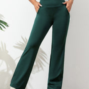 Lara Yogabroek Dames – Comfortabele & Elastische Broek met Flared Pasvorm