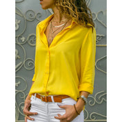 Kayleigh | Dames Lange Mouwen Blouse met Knoopsluiting | Tijdloze Elegantie