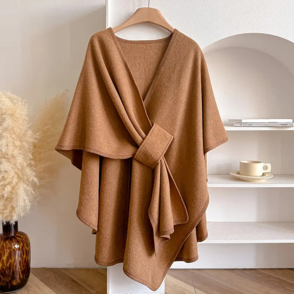 Celeste Dames Omslagdoek – Elegante Winddichte Wrap van Zachte Microvezelmix