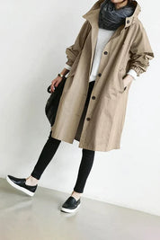 Evy | Stijlvolle Dunne Regenjas voor Dames | Licht, Waterafstotend & Trendy