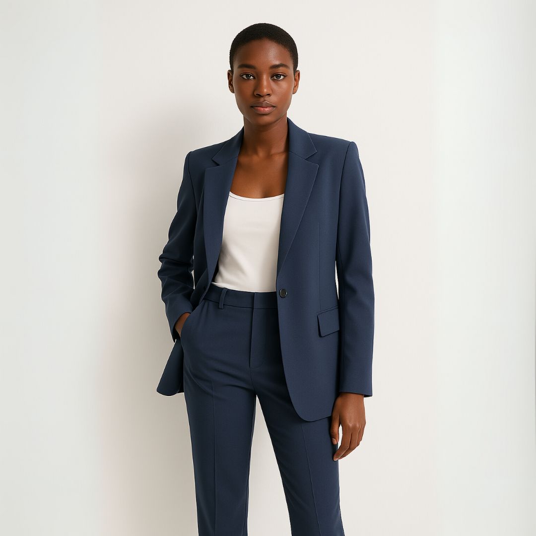 Dames blazer en pantalon set – elegante Loravelle damespak in meerdere kleuren